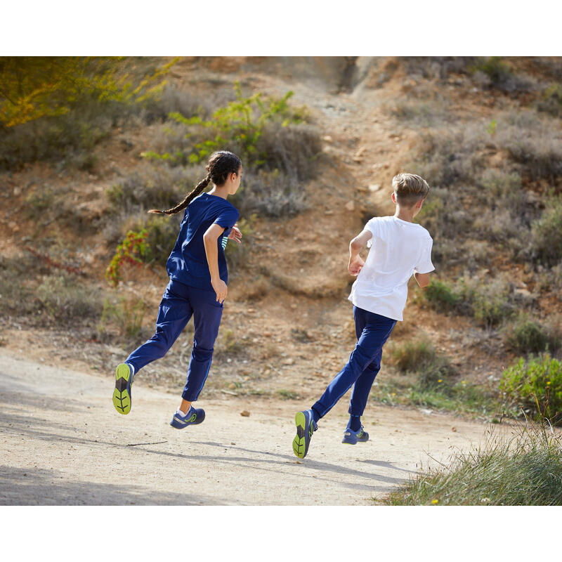 Camiseta running transpirable Niños - KIPRUN DRY+ blanco