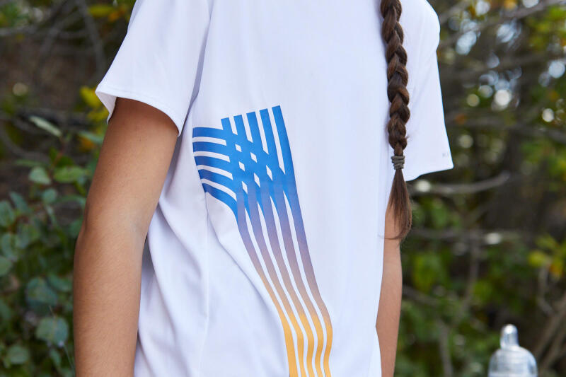 Koszulka do biegania dziecięca Kiprun Dry+