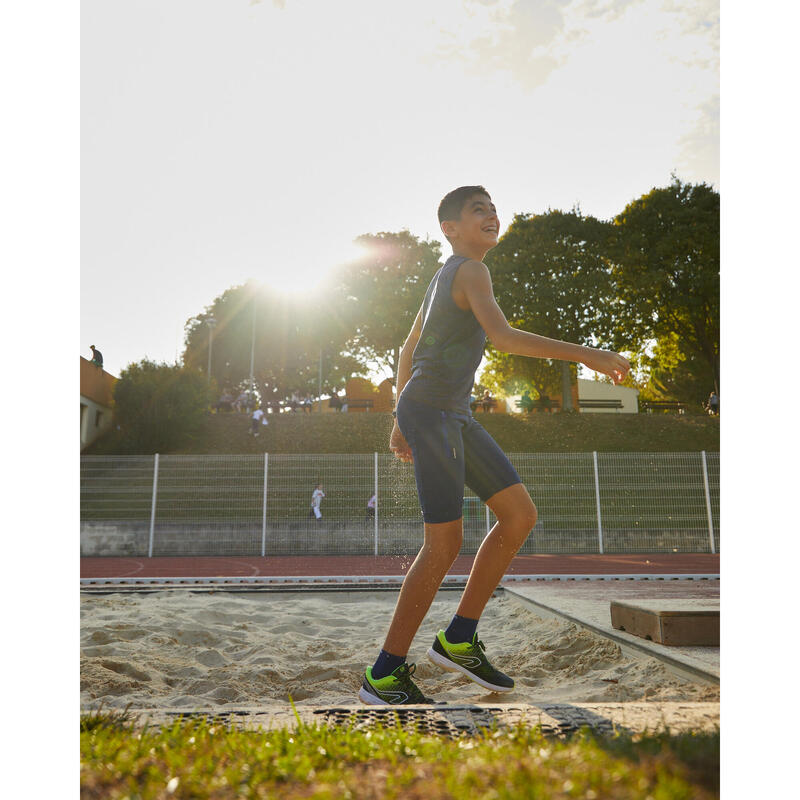 Laufshorts Kinder - Dry+ marineblau/indigoblau