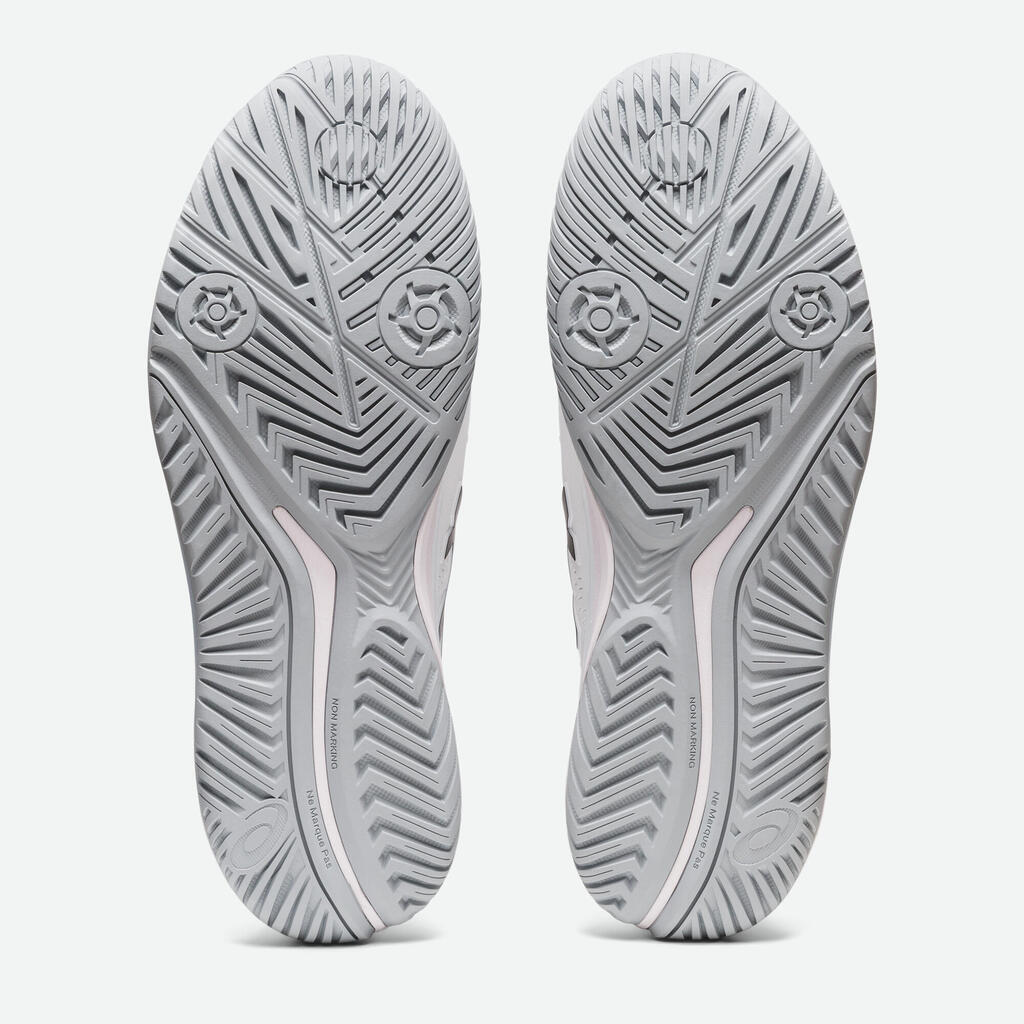 Pánska tenisová obuv Gel Resolution 9 na rôzne povrchy bielo-čierna