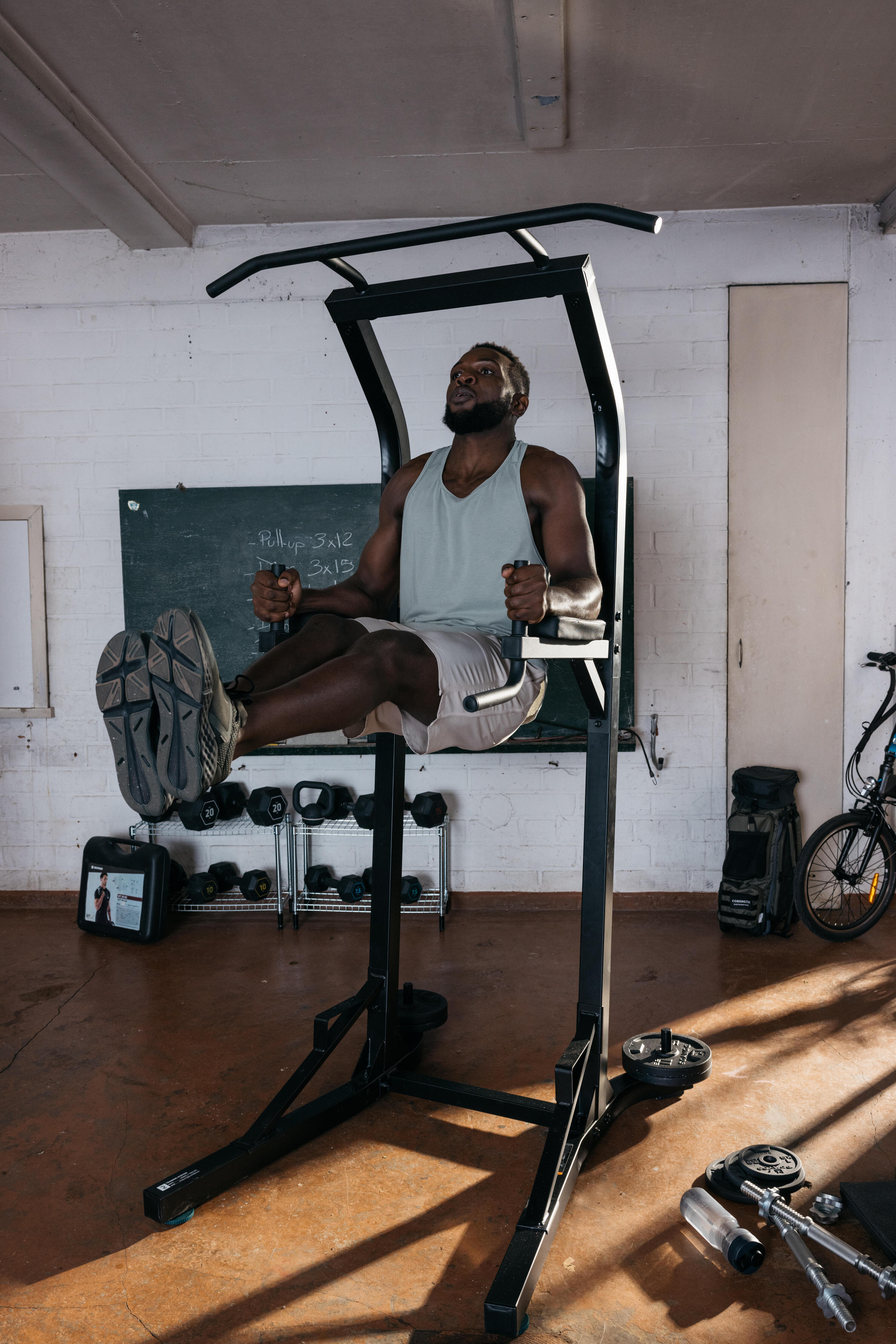 Chaise romaine de musculation - training station 900 2/14
