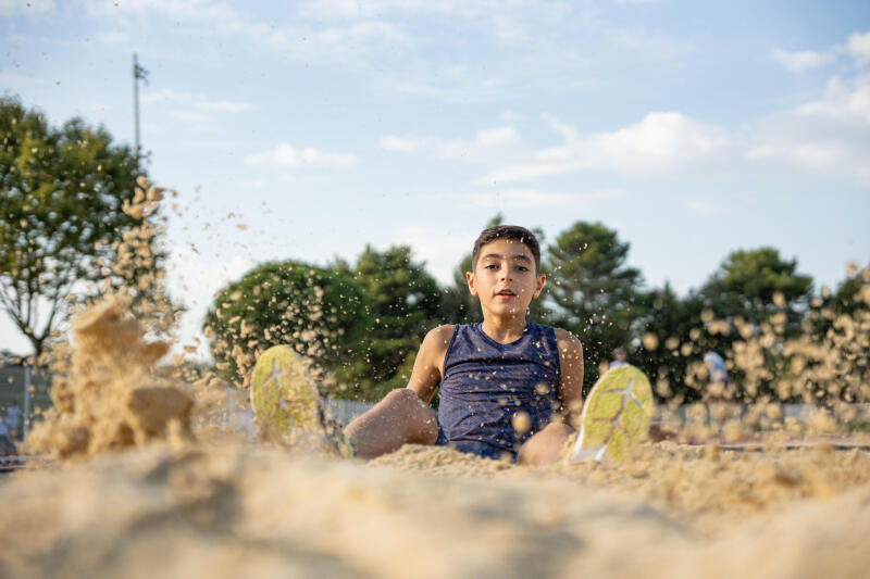 Koszulka do biegania bez rękawów dziecięca Kiprun Care