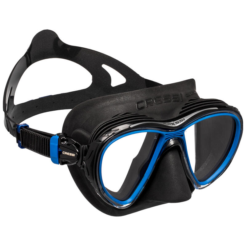 Maschera subacquea CRESSI QUANTUM nero-azzurro
