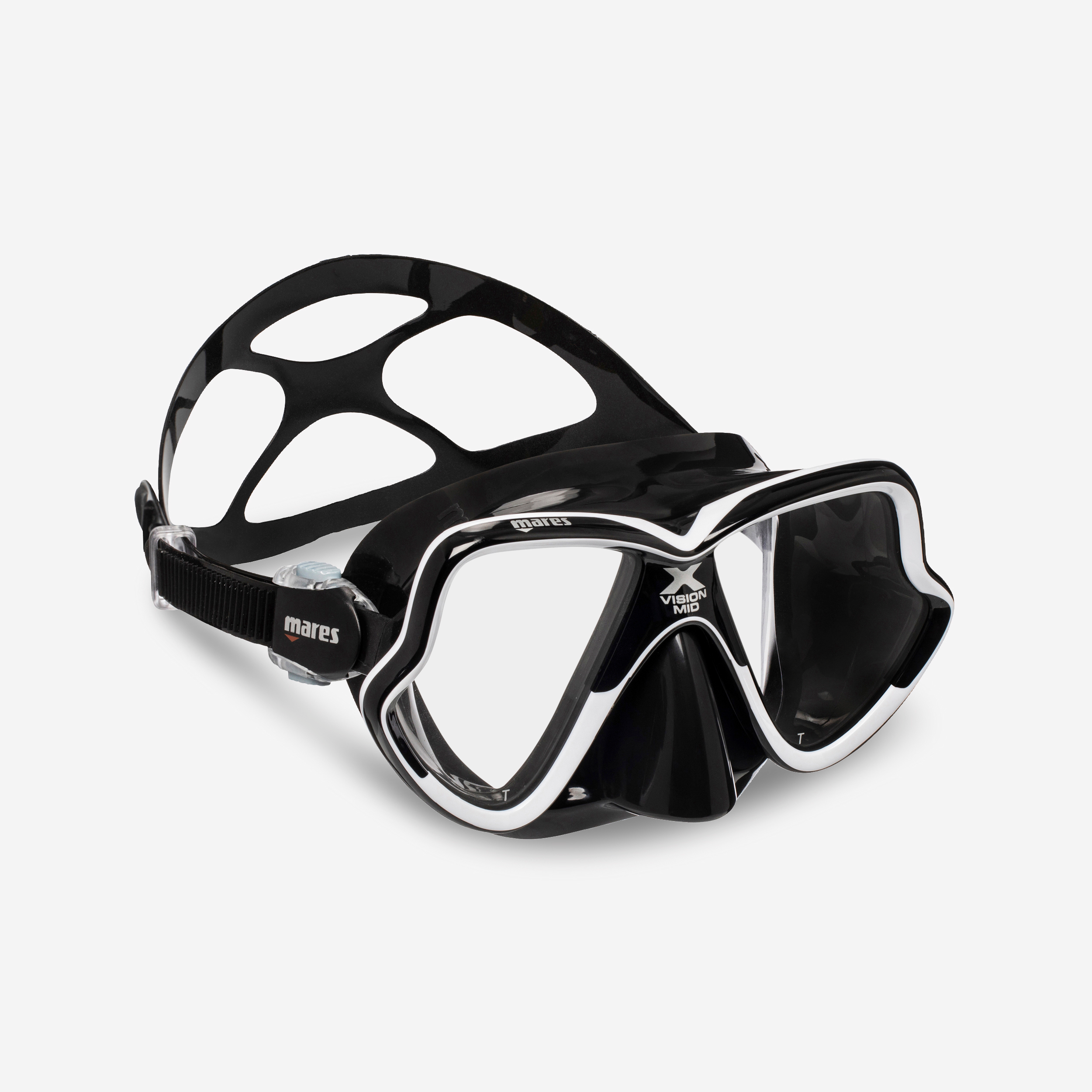 Masque plongée mares - x-vision mid 2.0 noir - Plongée - MARES- Clubs - Entreprises - Collectivités - Associations