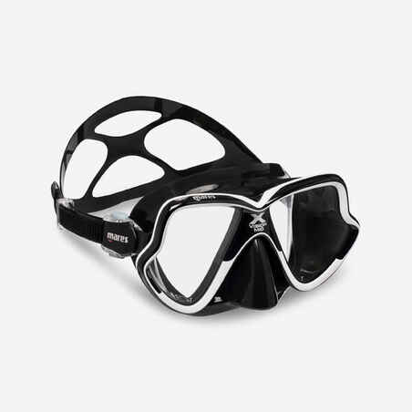 Črna potapljaška maska MARES X-VISION za odrasle 