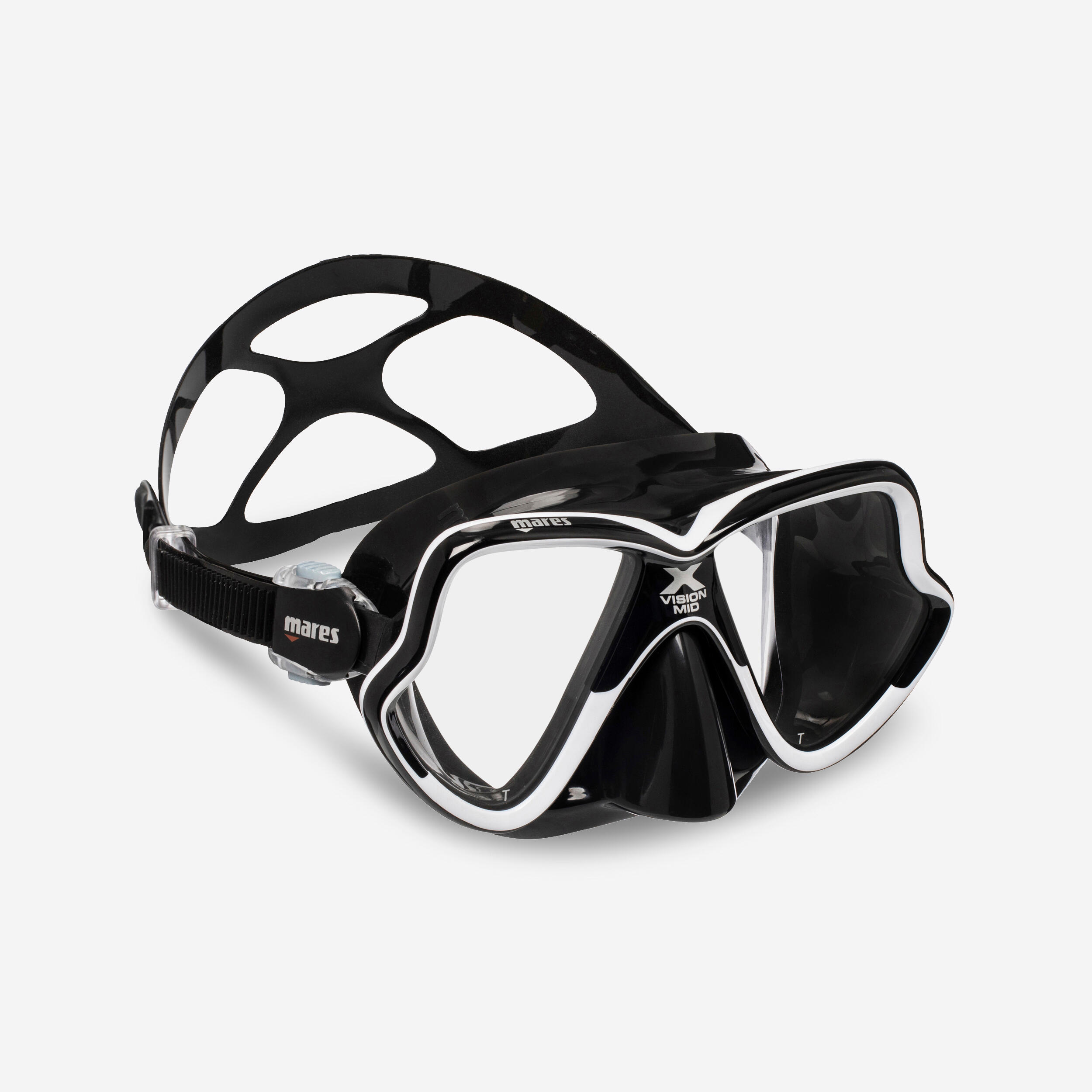 Mască scufundări – MARES X-Vision Mid 2.0 Negru Adulți 2.0 imagine 2022