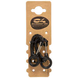 KIT 2 NYLON PIVOTING CARABINERS C4 CARBON FOR SPEARFISHING