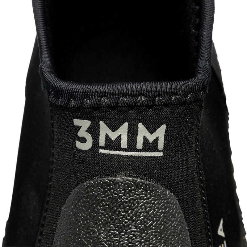 Potápěčské boty neopren 3 mm nízké černé