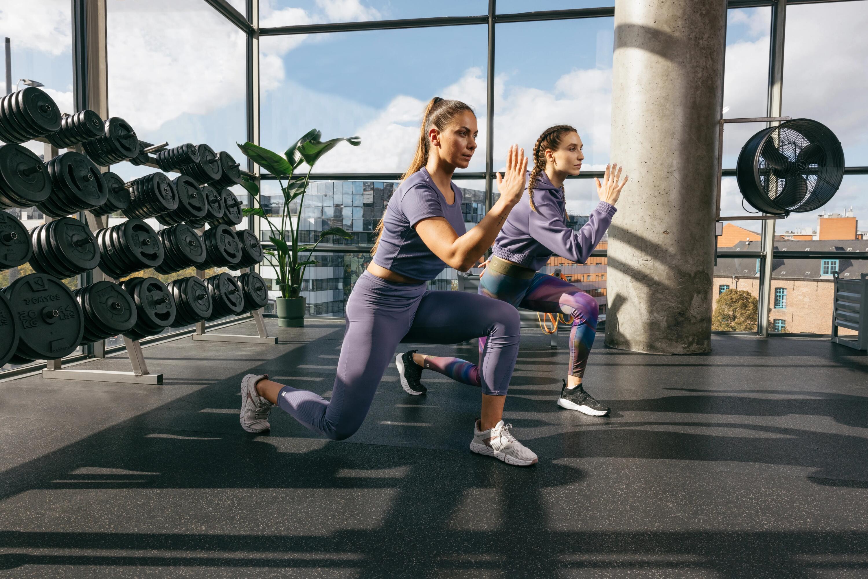 Cardio Fitness Cropped Hoodie - Purple 7/10