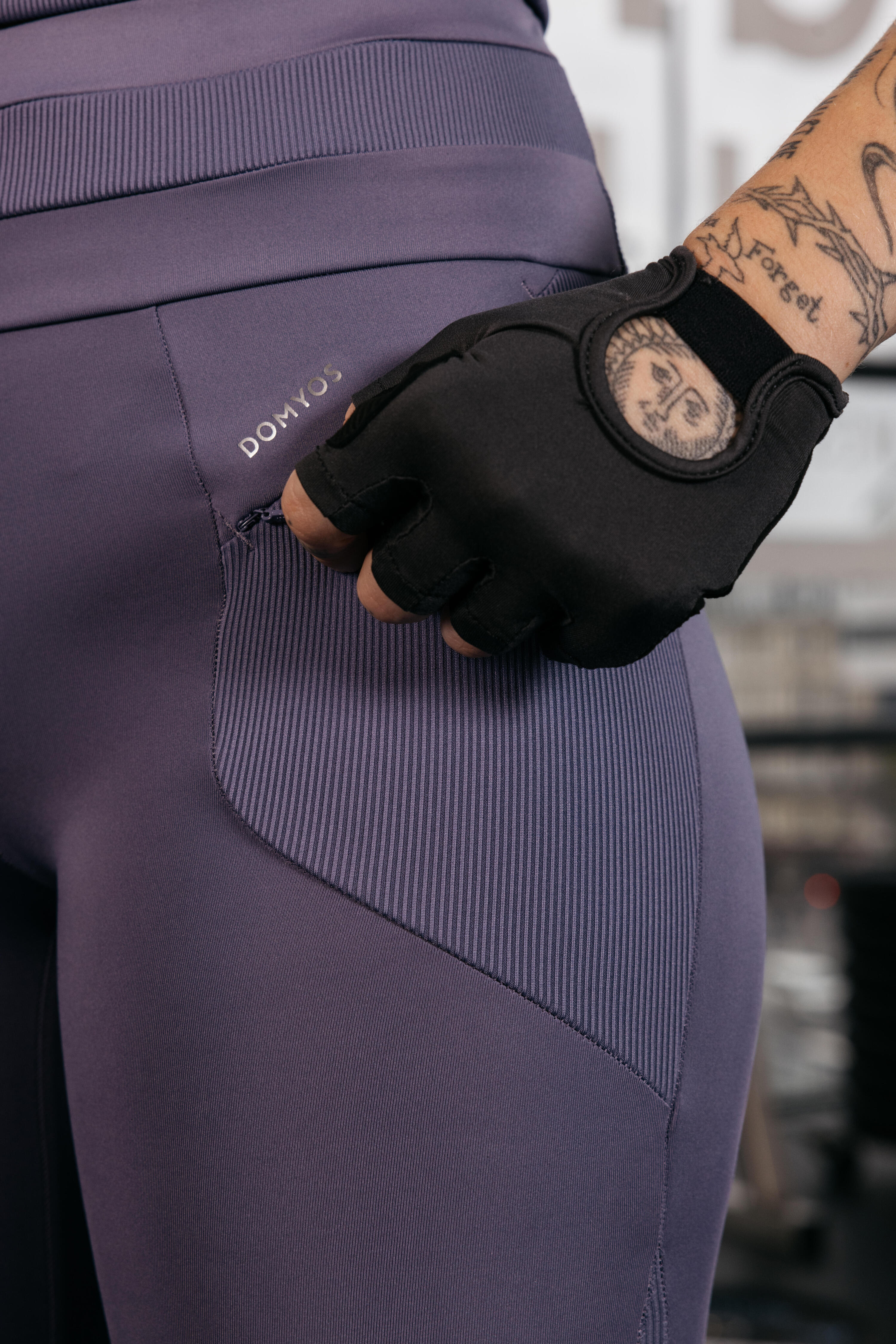 Women's Breathable Weight Training Gloves - Grey 7/7