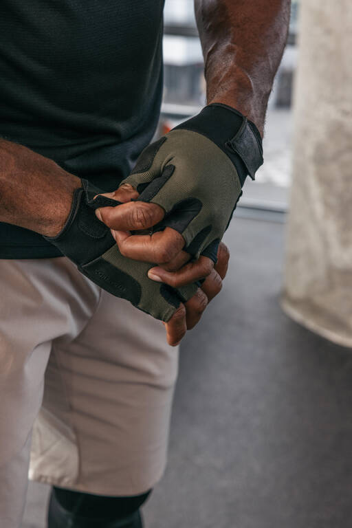 Weight Training Comfort Gloves - Khaki