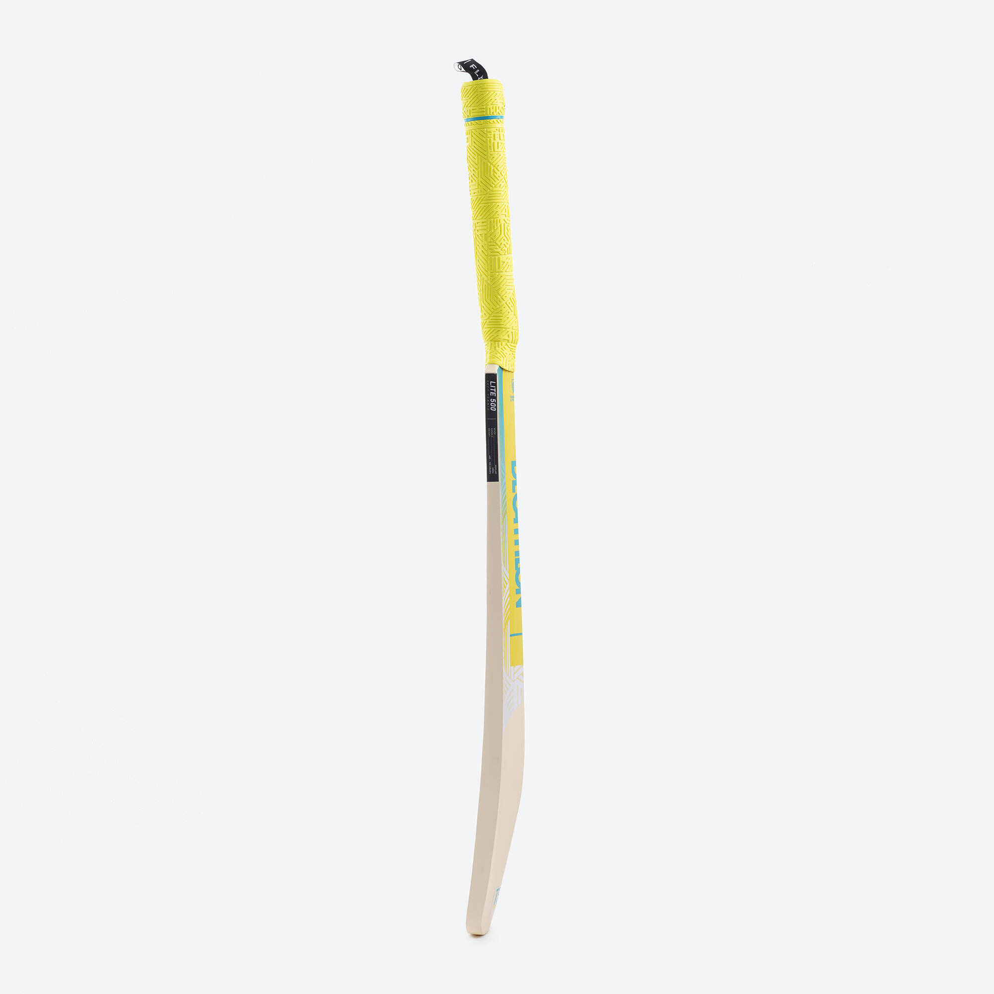 Kids Cricket Bat Size 4 for Tennis Ball T500 Light - Lime & Turquoise -  3