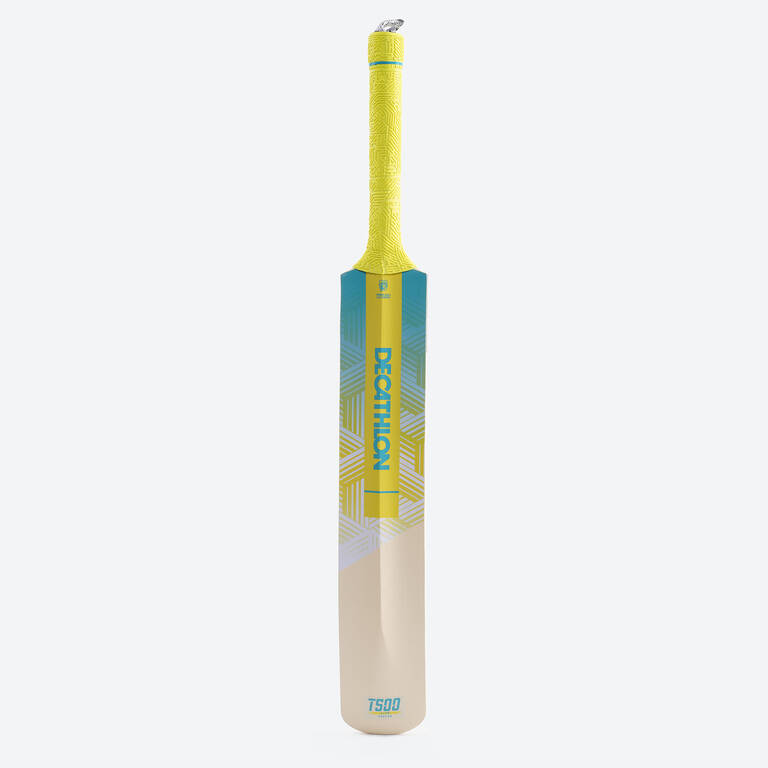 Kids Cricket Tennis Ball Cricket Bat T500 Lite - Yellow