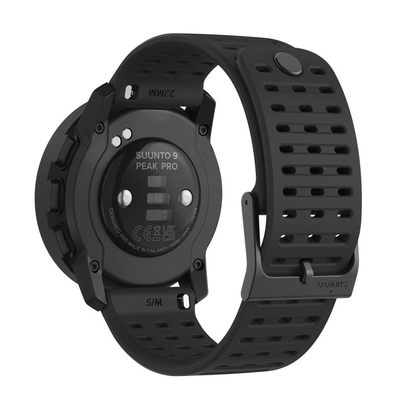 Montre GPS multisport cardio Homme Femme - SUUNTO 9 PEAK PRO BLACK/NOIR