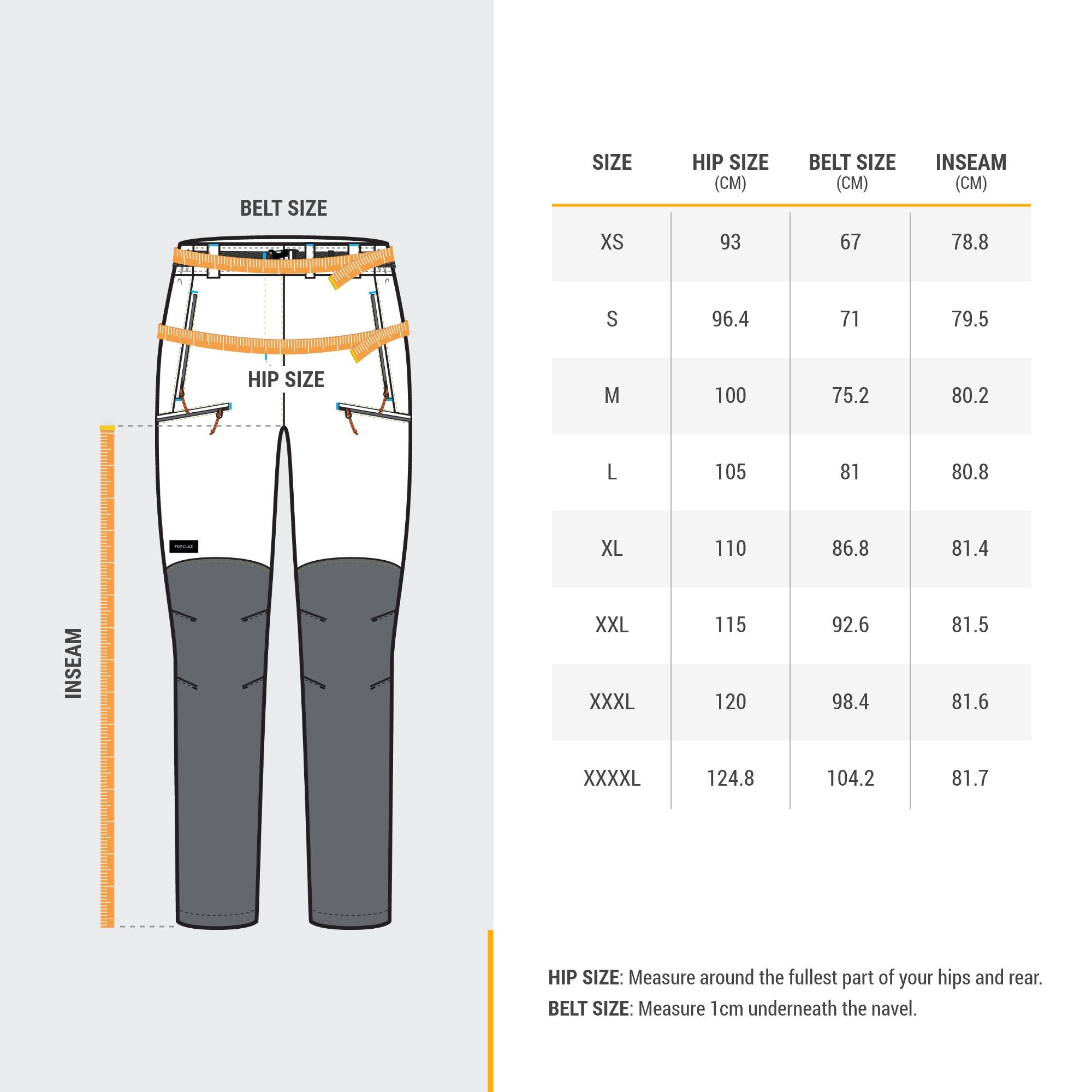 Water-repellent mountain trekking trousers - MT900 - Women's 5/11