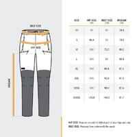 Water-repellent mountain trekking trousers - MT900 - Women's