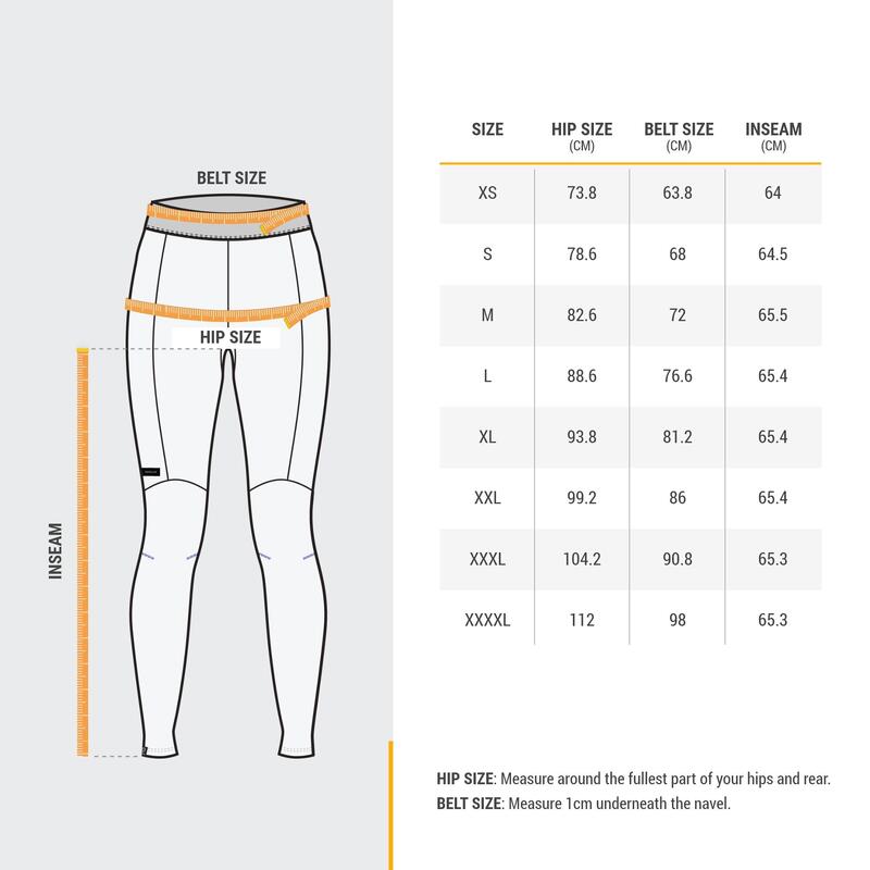 Merino legging baselayer voor bergtrekking dames MT500