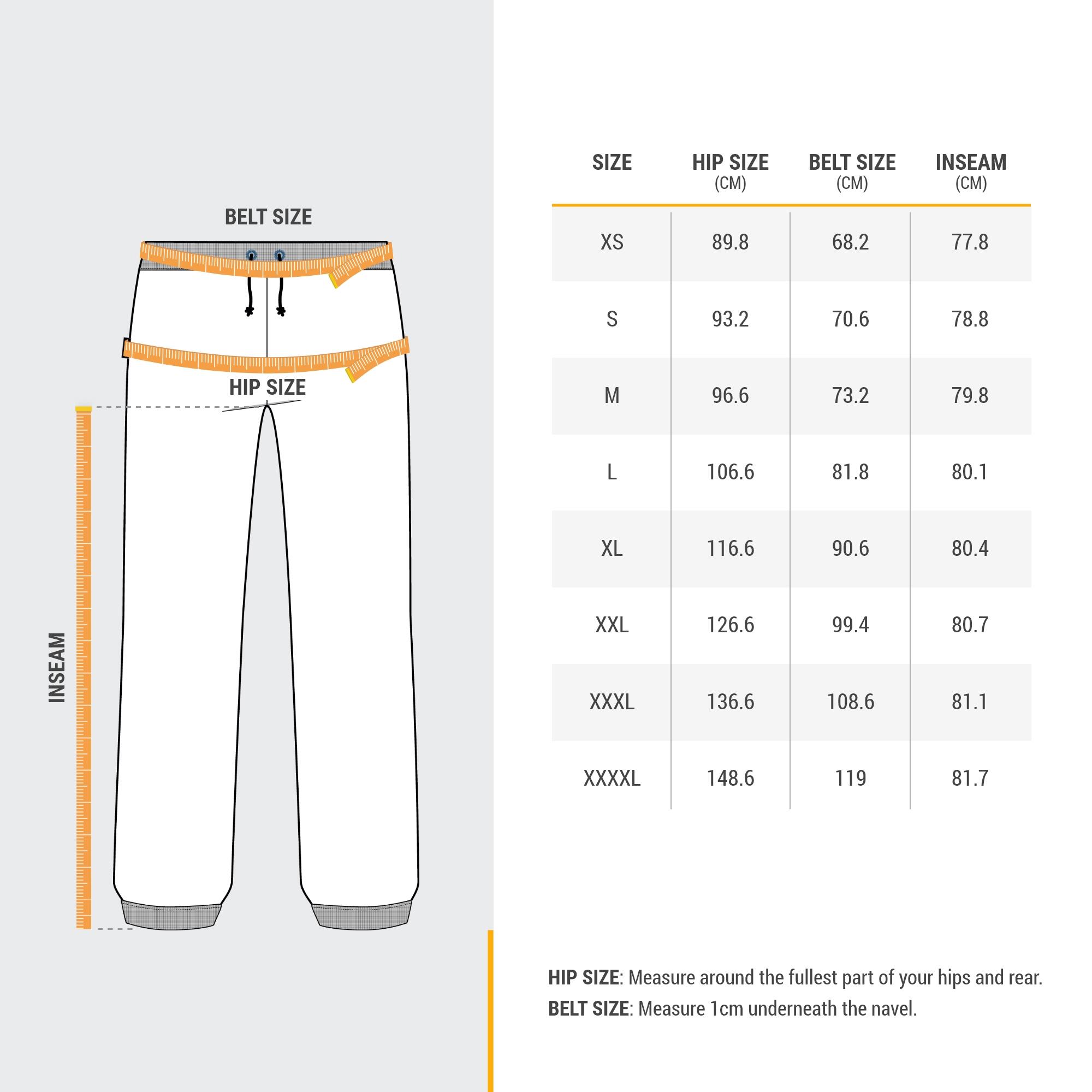 Women Trekking Fleece Tights 100 Black