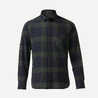 Men's Flannel Travel Shirt 100 Warm Green