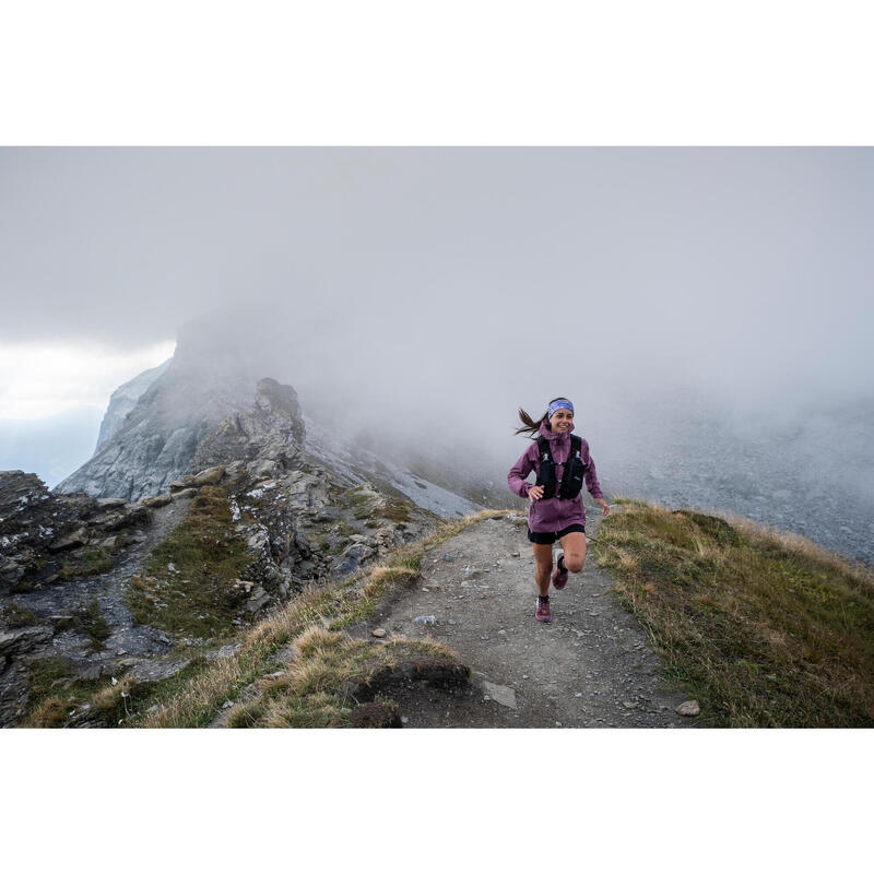 Laufrucksack Trailrunning 15 Liter Unisex - schwarz