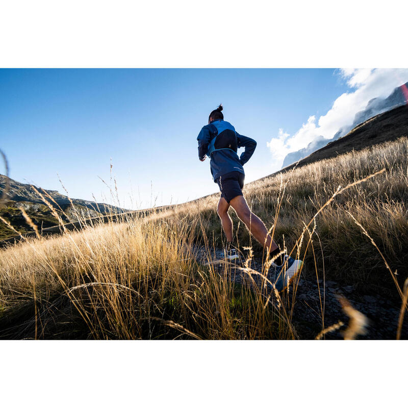 SAC TRAIL RUNNING 10L MIXTE BLEU - VENDU AVEC POCHE À EAU 1L