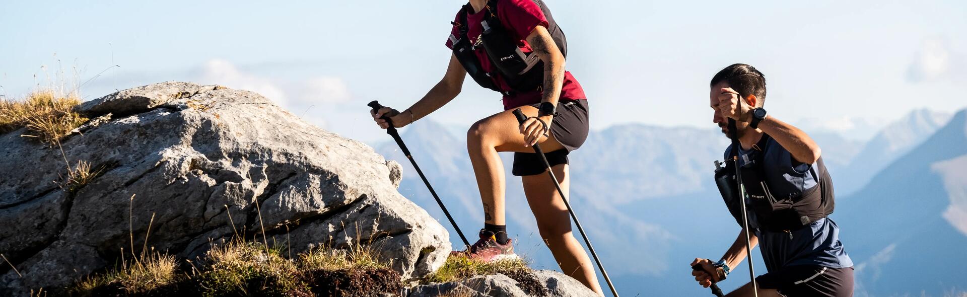 correre con i bastoncini