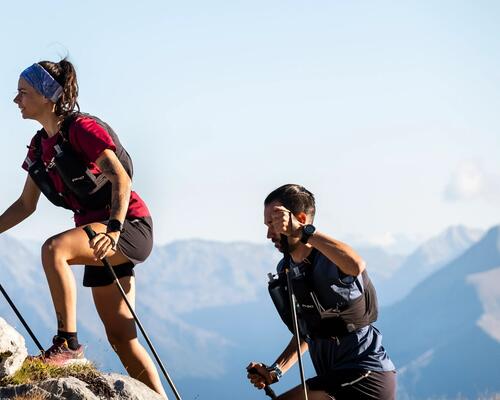 correre con i bastoncini