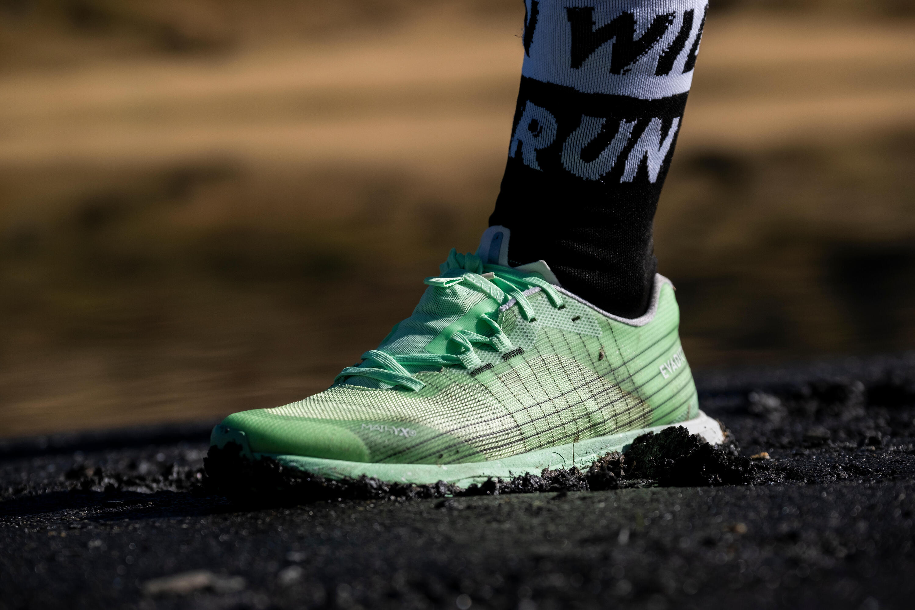 Chaussures trail running compétition femme - kiprun race light vert clair 13/19