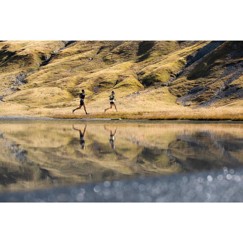 CALÇÕES LARGOS DE TRAIL RUNNING MULHER AZUL