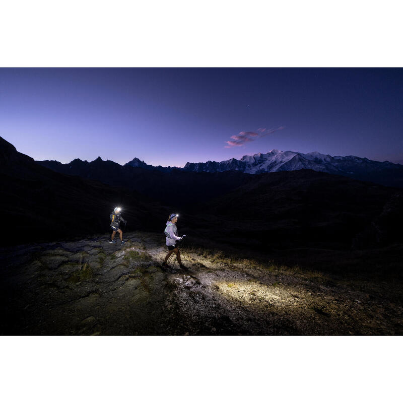 Pantalón corto trail running holgado Mujer azul