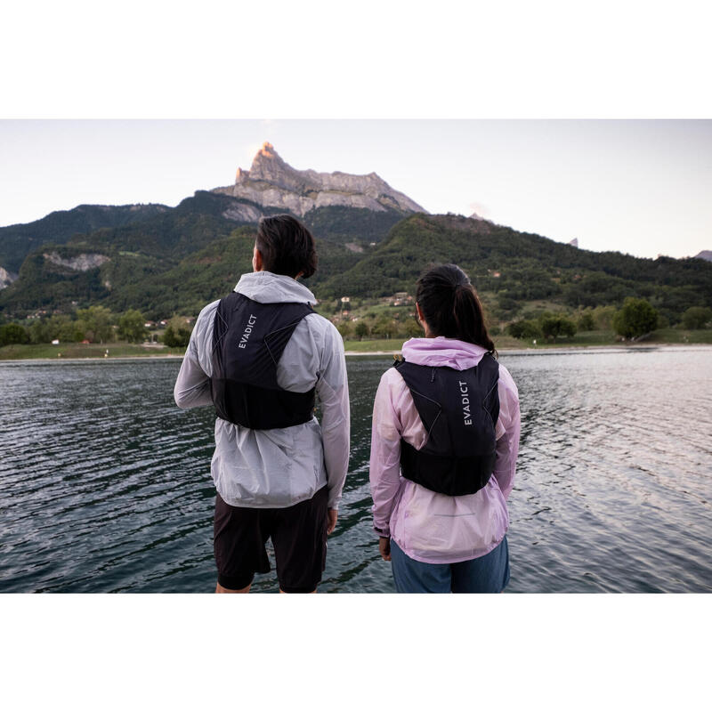 Chaqueta cortavientos trail running Mujer morada