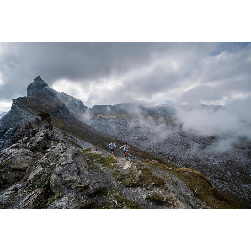 Șosete Mid Groase RUN900 RUN WILD Alergare Alb-Negru