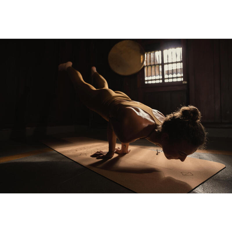 Tappetino yoga sughero 185cm x 65cm x 4mm mandala