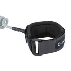 Leash bodyboard 500 grey 2 in 1 wrist biceps. Plug included