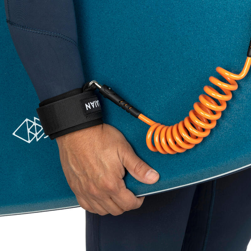 Leash do bodyboardu Olaian 500 2 w 1 na nadgarstek/biceps Plug w komplecie