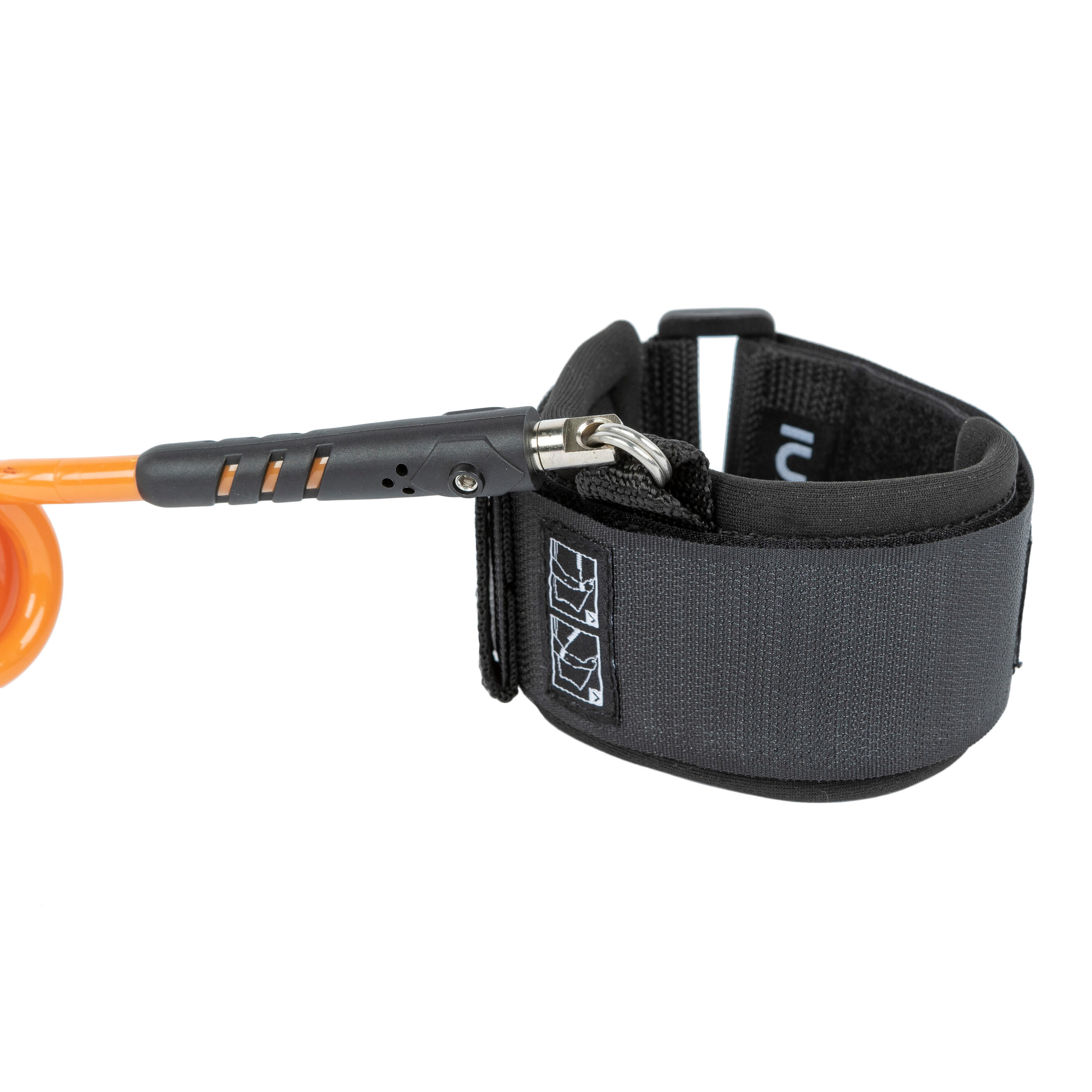 Leash bodyboard 500 orange 2 in 1 wrist biceps. Plug included