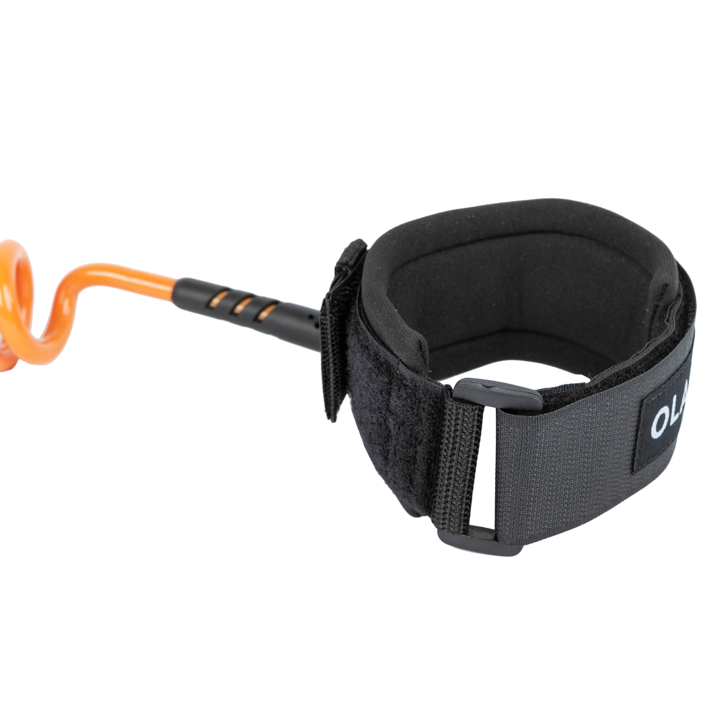 Bodyboard Leash 500 orange 2 in 1 wrist biceps Plug included 4/5