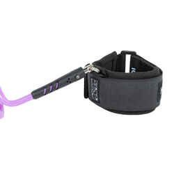 Bodyboard Leash 500 purple2 in 1 wrist biceps. Plug included