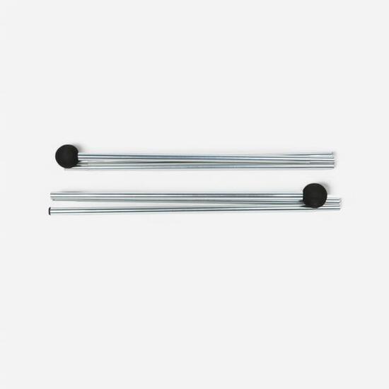 Lot de 2 piquets aluminium auvent de plage / beach tarp