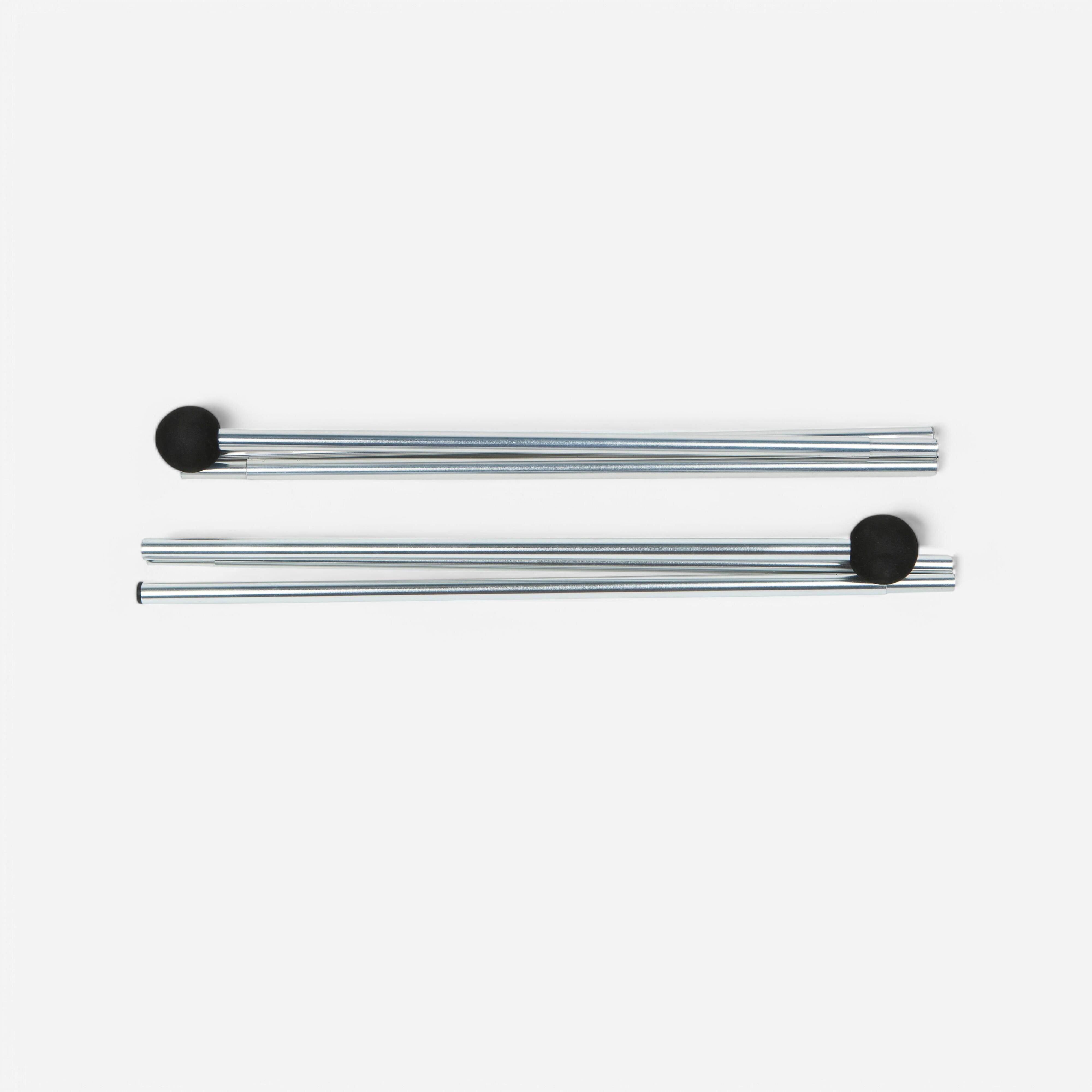 Decathlon - Lot De 2 Piquets Aluminium Auvent De Plage / Beach Tarp - Pied De Parasol - Surf Bodyboard Ski Nautique - - Taille Unique - Decathlon