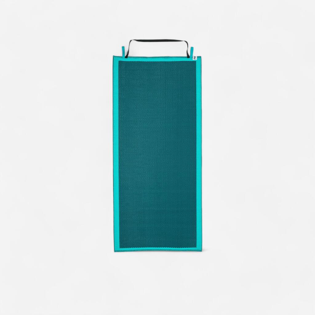 natte de plage turquoise bleu