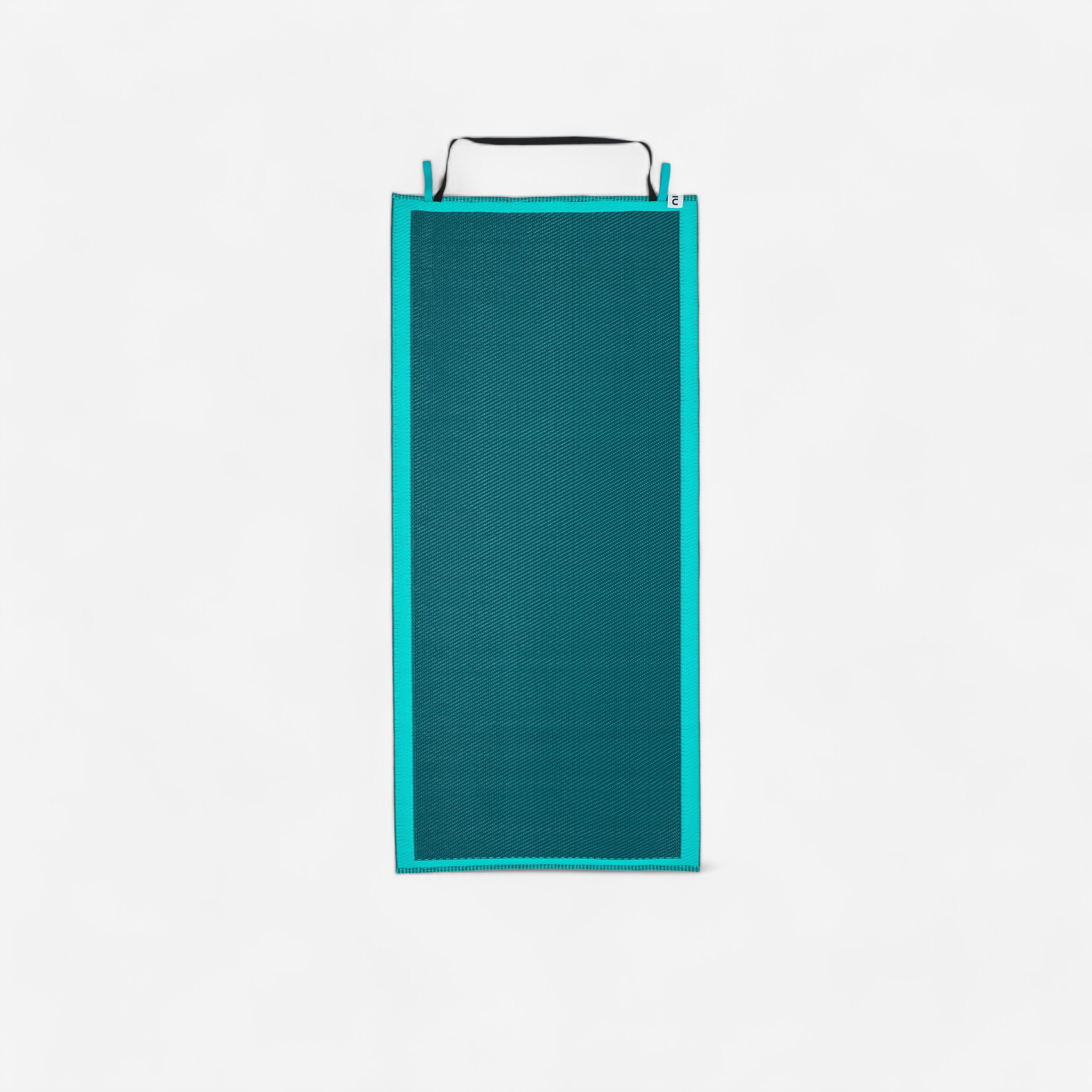 DECATHLON Plážová rohožka 180 x 80 cm tyrkysovo-modrá