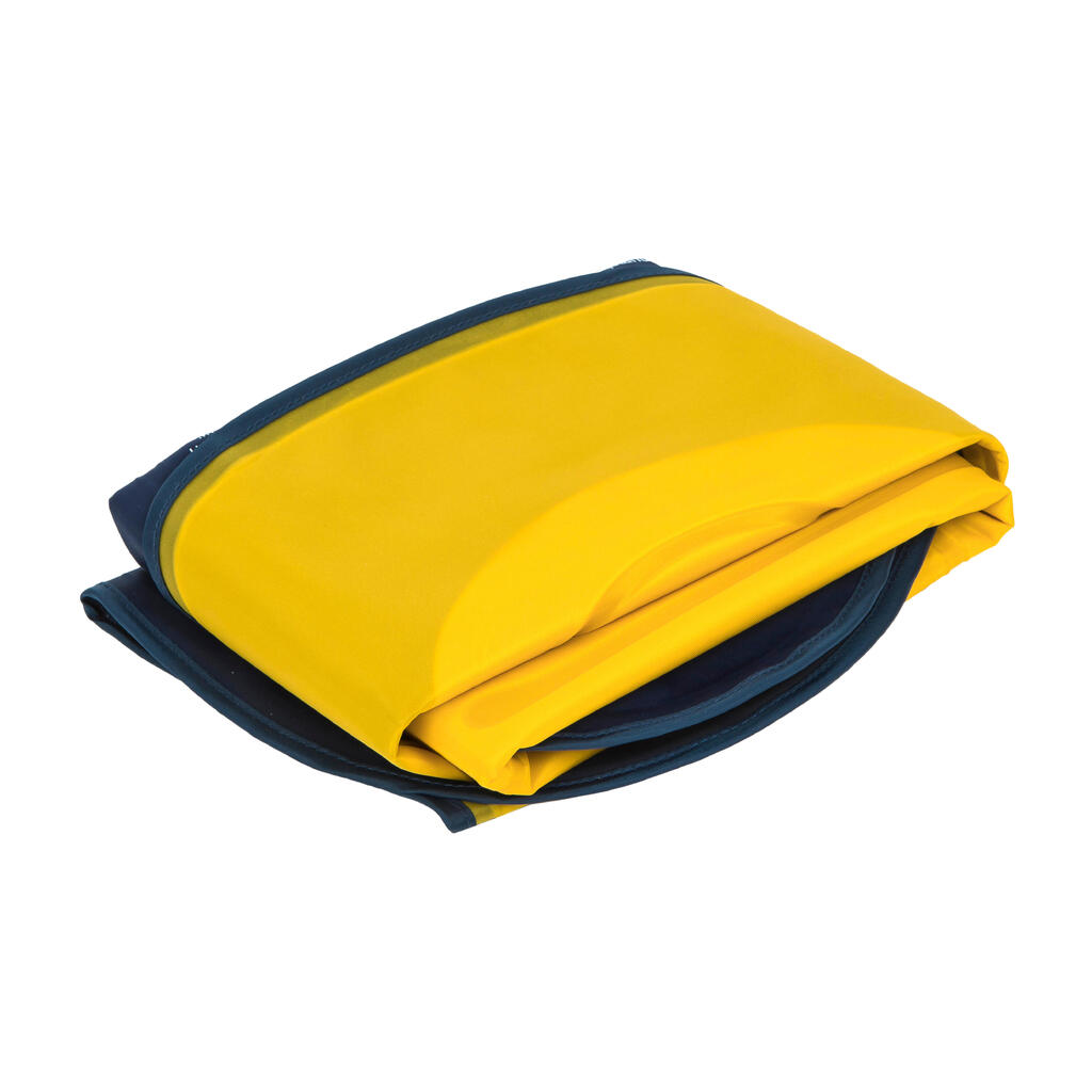 Detský nafukovací bodyboard Discovery pre 4 až 8 rokov (15 až 25 kg) žltý