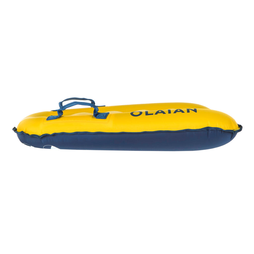 Bodyboard découverte gonflable enfant jaune 4 ans-8 ans (15-25Kg)