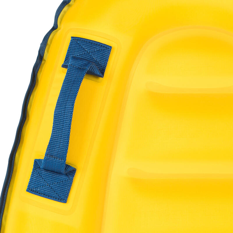 Kid's inflatable DISCOVERY bodyboard - Yellow 4-8 years (15-25 kg)