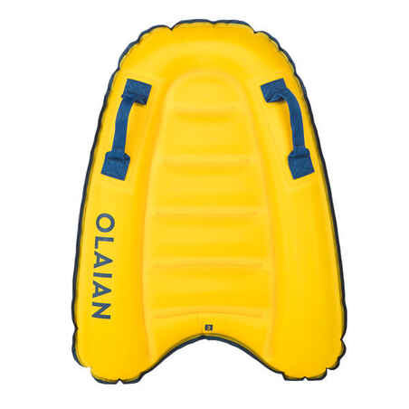 Φουσκωτή σανίδα Discovery για Bodyboard για παιδιά 4-8 ετών (15-25 kg) - Κίτρινο