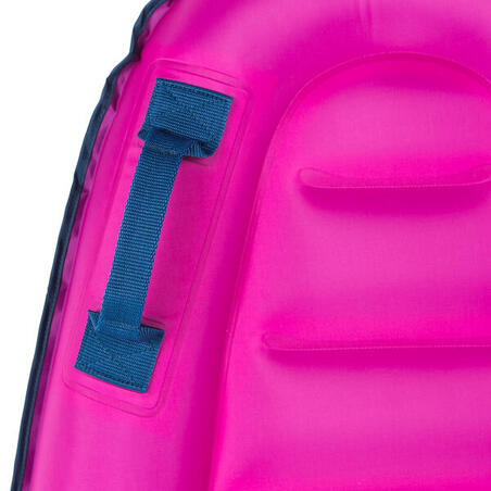 Bodyboard découverte gonflable enfant rose, 4 ans-8 ans (15-25Kg)