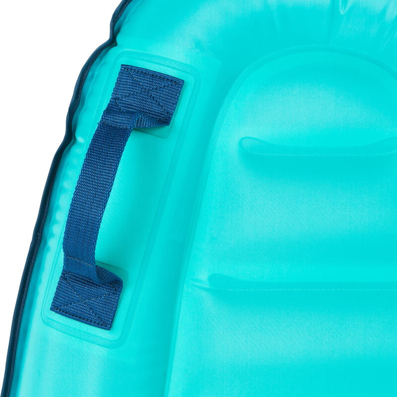 Bodyboard aufblasbar Kinder 15–25 kg blau