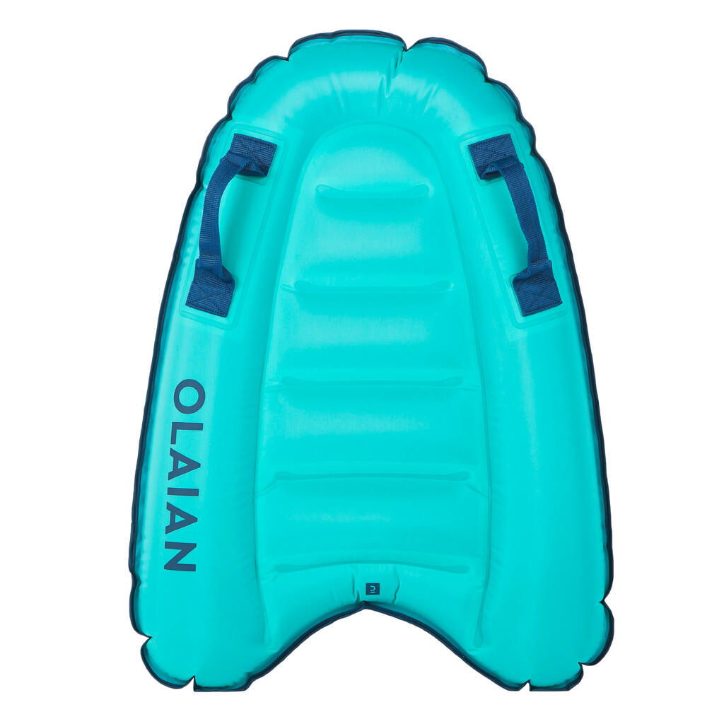 Detský nafukovací bodyboard Discovery pre 4 až 8 rokov (15 až 25 kg) žltý