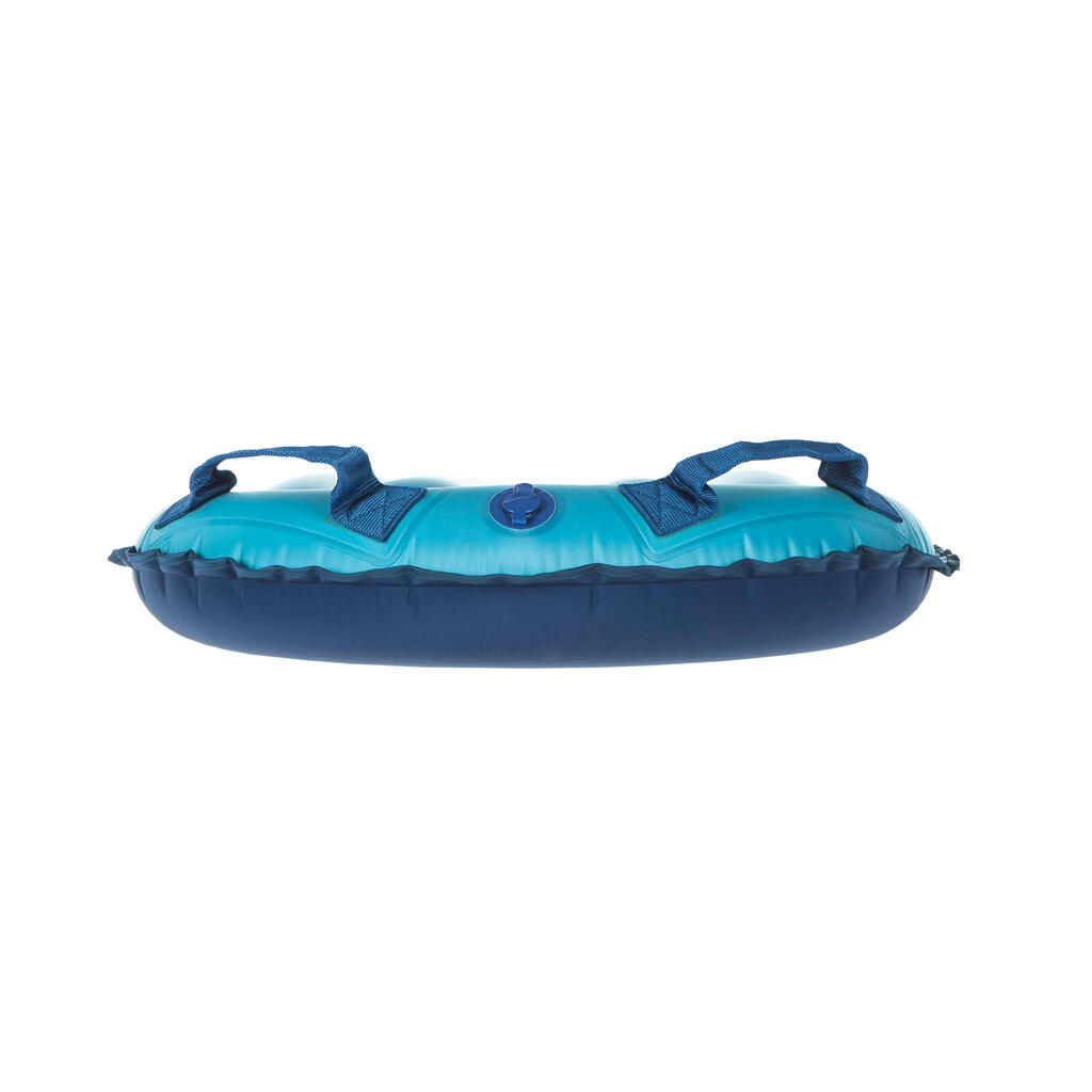 Bodyboard Discovery aufblasbar Einsteiger 25 bis 90 kg - Compact camo blau/rosa